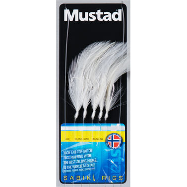 Sabiki 5 Hook White Feather Trace
