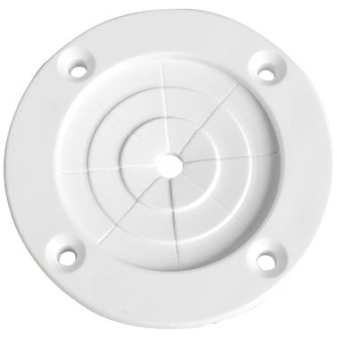 Skotmonteret fiskestangholder 70mm hvid
