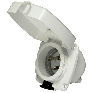 New Edge hvid stikkontakt 30 A