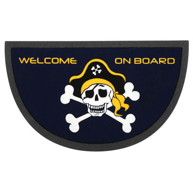 Format liukuesteellinen puoliympyrän muotoinen ovimatto 40x68 cm Pirate
