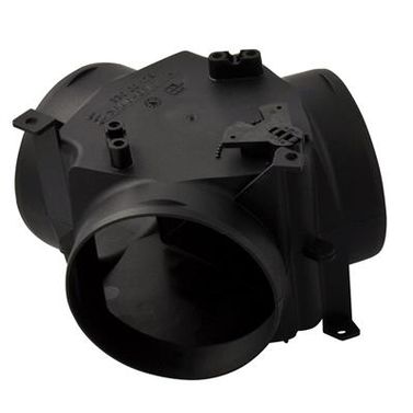 Spjällhus 90mm plast Spjällhus 90mm plast