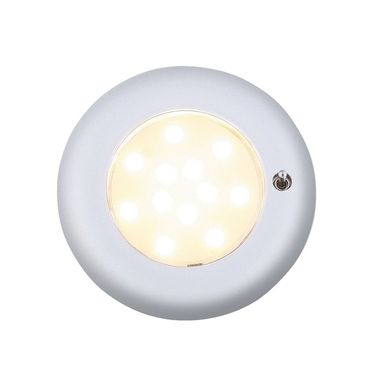 Downlight Nova II SMD LED, Mat Sølv m. Afbryder