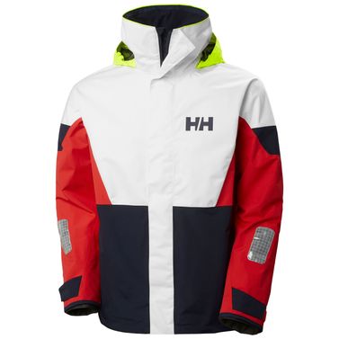 Helly Hansen Newport Regatta Seiljakke Hvit/Rød Herre