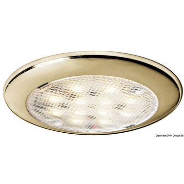 Procion LED guldfärgad taklampa utan infällnad