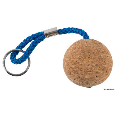 Flytende nøkkelring i kork 50 mm-kule