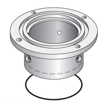 Båtsystem Toppbeslag O-ringtetting Ø80 mm