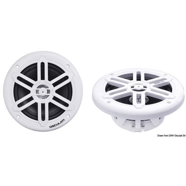 Par dobbeltkonhøjttalere 6.5" - 2x120W - hvide