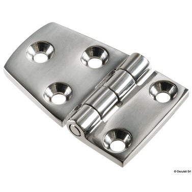 AISI316 spegelpolerat utstående gångjärn 57x38 mm