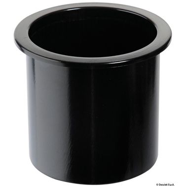 Indbygget kopholder i ABS, sort
