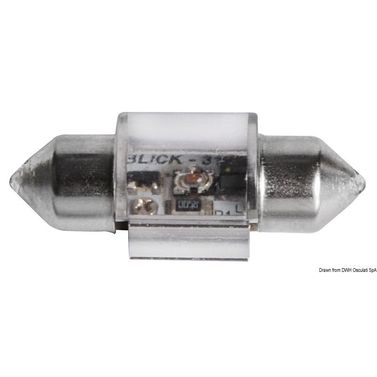 Röd LED-lampa