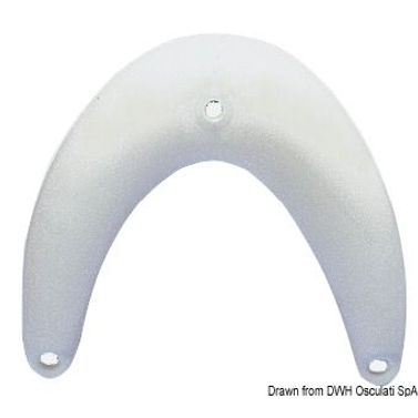 Myk blåst PVC-fender 35 x 33 cm