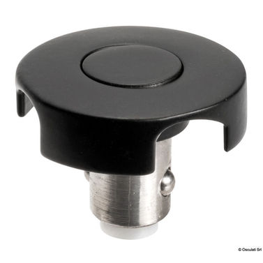 Rapid Lock-system, avtakbar del ø39*30h ss316 svart