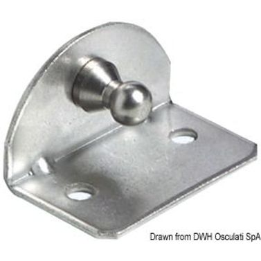 Kompakt 90° plate, innvendig Ø 10mm