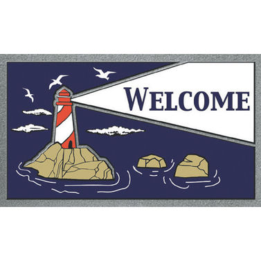 Format halkskyddad dörrmatta 40 x 68 cm Lighthouse