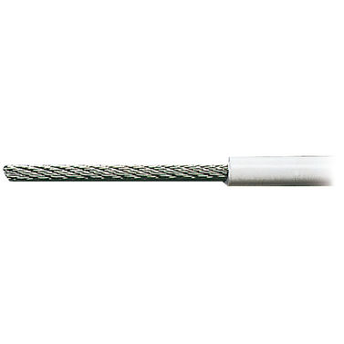 Vajer AISI 316 49-trådig PVC-belagd 3 x 6 mm