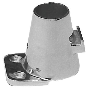 Lige søgelænderstøttefod 90° 55x73mm 65mm
