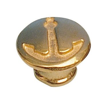 Knotthåndtak Messing med anker Ø:23x19mm