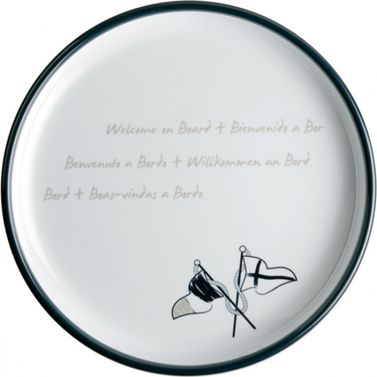 Marine Business Welcome On Board Dessert Tallerken Melamin Ø21cm 6 stk