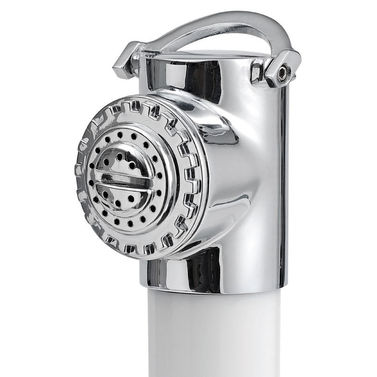 Classic Evo hvid dæksbruser med PVC-slange 2.5 mm 10 stk. BULK-pakke