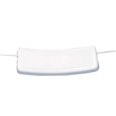 Ryglæn af polyethylen 38x12 cm. Passer til 6 - 10 mm wire.