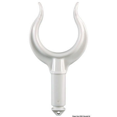 Jarnfordlings åregaffel Delrin 56x42 mm