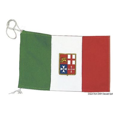 Italian kauppalaivaston perälippu 70 x 100 cm