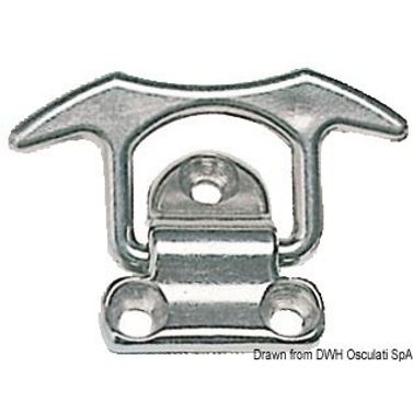 Nedfellbar pullert AISI316 48x49 mm
