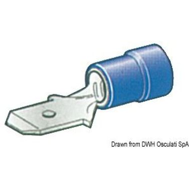 Faston forisoleret hanstik 1-2.5 mm²