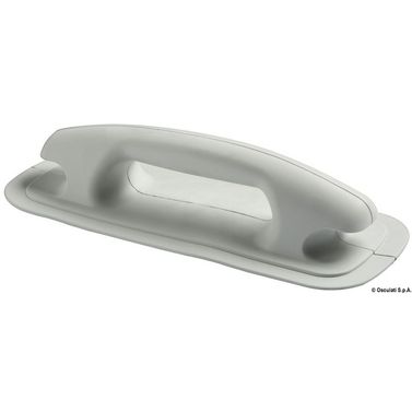 Handtag/knap 284x116 mm grå RAL 7035