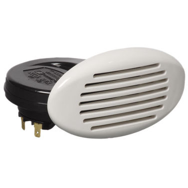 Vitt infällt signalhorn 112 dB