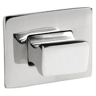 Knopp + ring rektangulär polerad AISI316