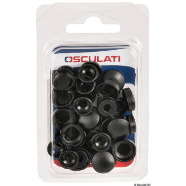 Shure Caps skruvbricka svart (20 st blister)