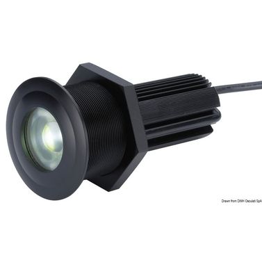 Undervanns LED-lys 10W hvit