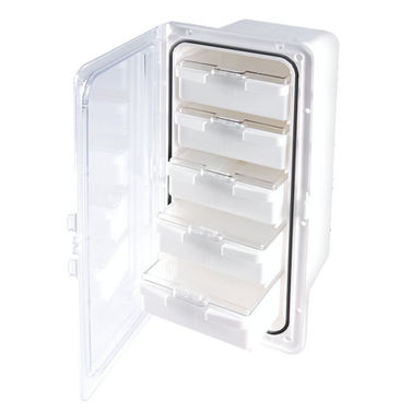 Opbevaringsboks med 5 skuffer 130 x 150 x 50 mm