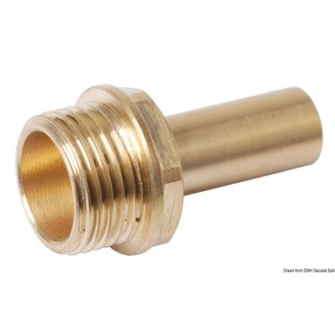 Cylinderkoppling/1/2" utvändig gänga