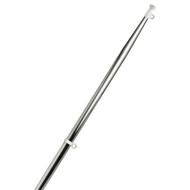 Konisk flaggstang i rustfritt stål uten fot 40 cm