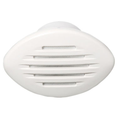 Infällt signalhorn vit ABS 12 V