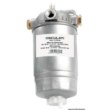 Bränslefilter för dieselbränsle 80 l/h