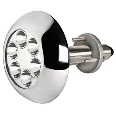 Undervannslys med 6x3W hvite LED og tapp