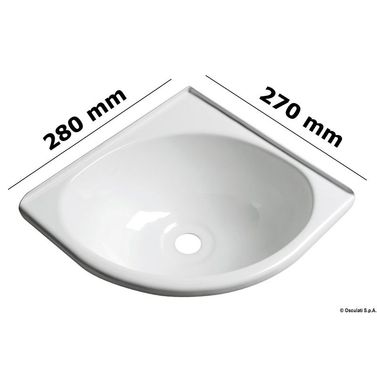 Hörndiskho vit ABS
