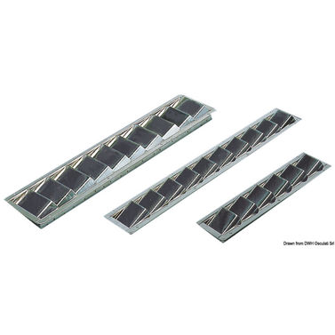 Säleikköventtiili, peilikiillotettu SS, 525x112 mm
