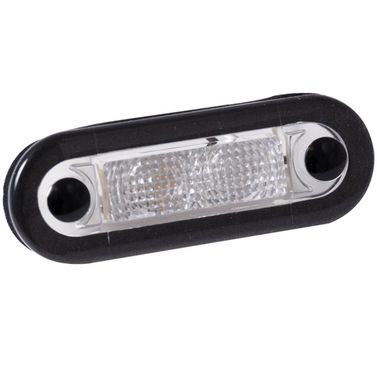 Hella LED lampe til innebygning, 10-33V, 0,5W, hvit lys, vanntett, 79 x 22 mm