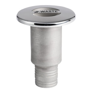 WASTE däckspåfyllning polerad AISI316 38mm 96.3mm