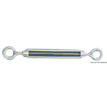 Vantskrue øje/øje AISI 316 4 mm