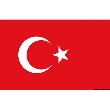 Turkin lippu 20 x 30 cm