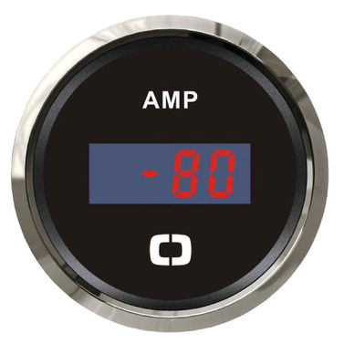 Digitalt amperemeter med shunt sort/blank