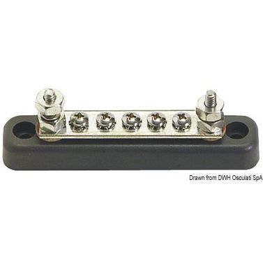 Bus-bar sähköinen liitinrima 2 x 5 mm