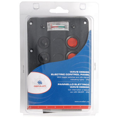 Wave elektrisk kontrollpanel 3 + 12 V-voltmeter