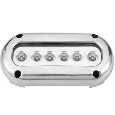 Undervandslys påbygning 14.2W 10-30V 6 LED hvid