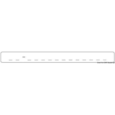CE båtidentifieringsskylt 140x13 mm